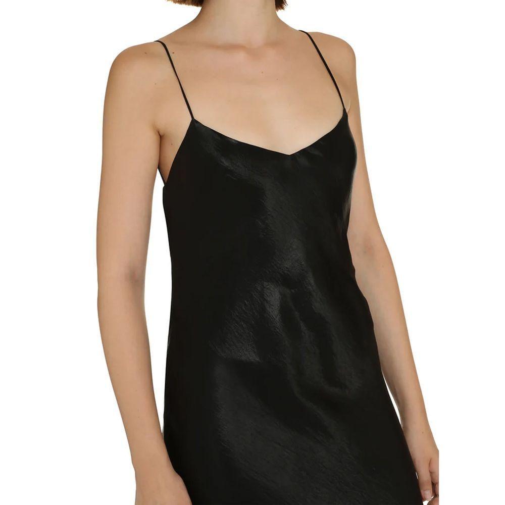 Saint Laurent Satin Long Dress SA-8735574786260-42