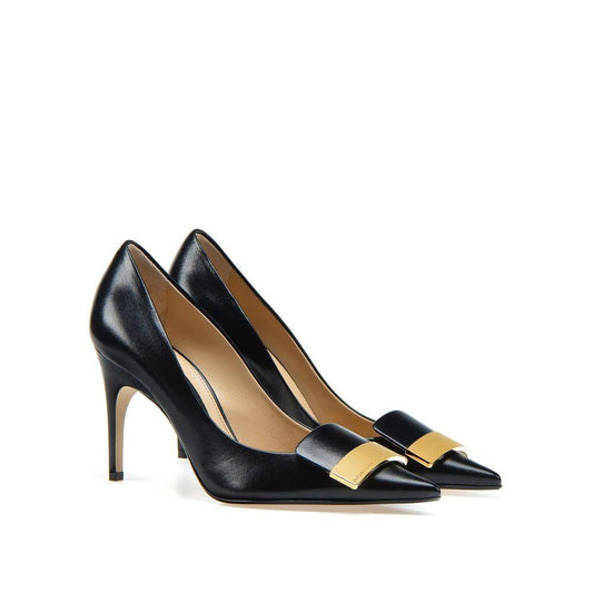 Sergio Rossi SR1 Leather Pumps SE-8735593627860-EU35.5/US5.5
