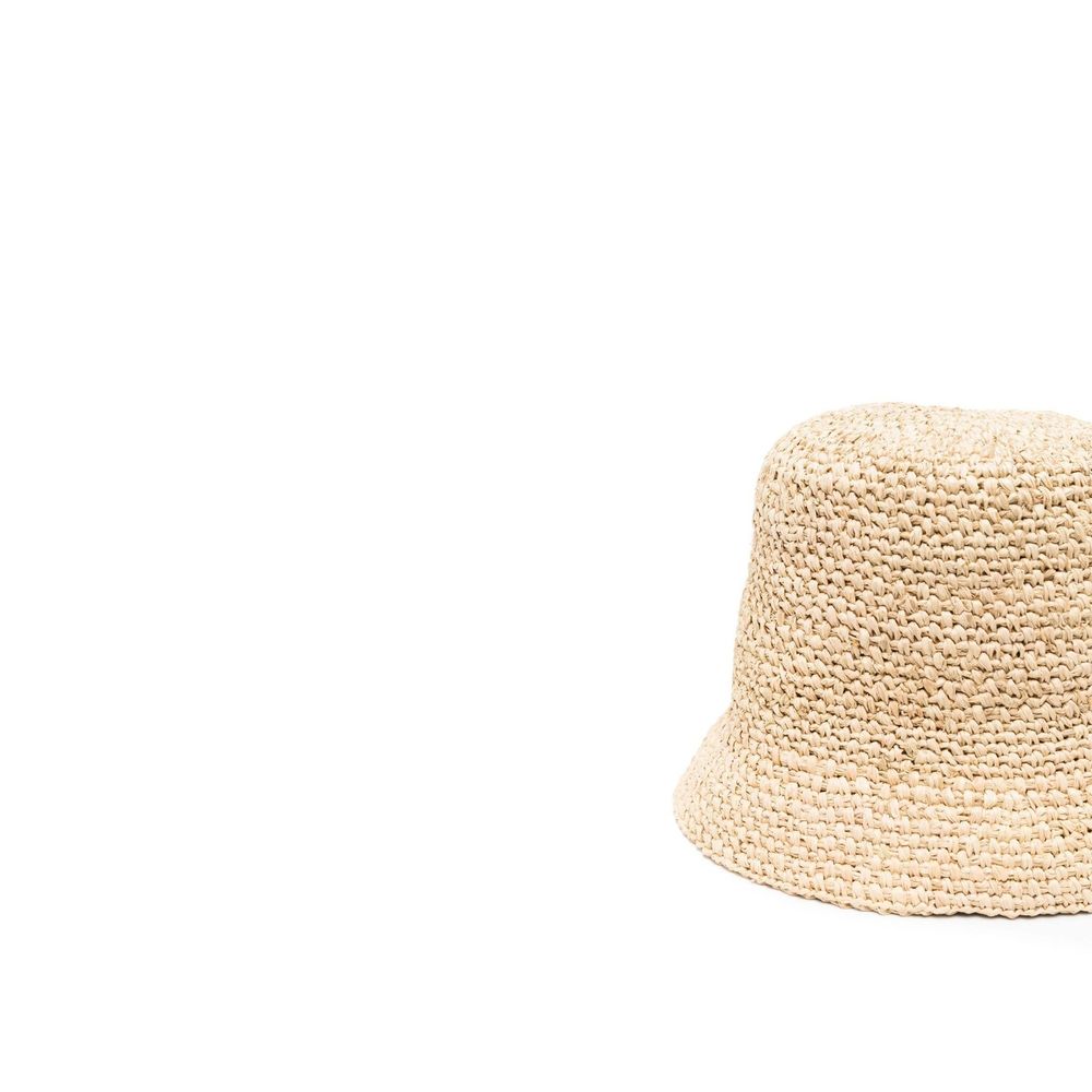 Jacquemus Beige Raffia Cap (Baseball Hat)