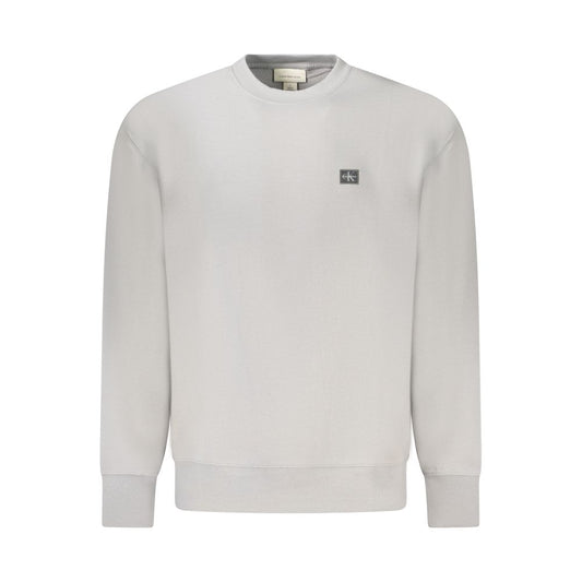 Calvin Klein Gray Cotton Men Sweater CA-39194-S