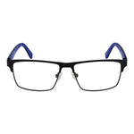 Guess Black Men Glasses Frame in full-rim black metal with demo lenses.