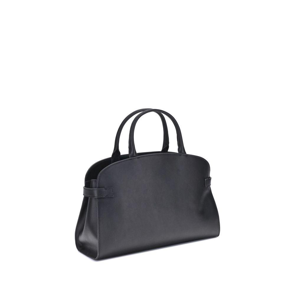 Front view with bag zipped and handles upright.