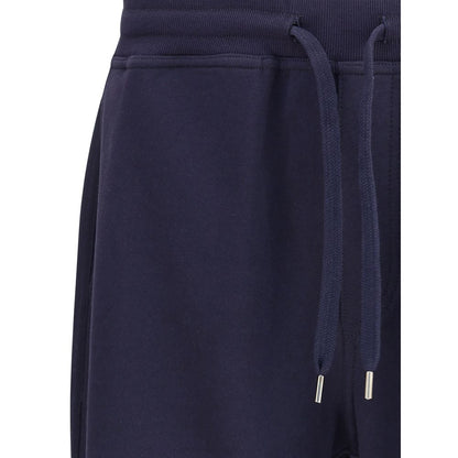 Brunello Cucinelli Blue Cotton Casual Pants