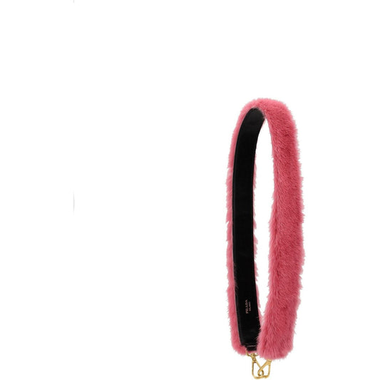 Prada Pink Fur Shoulder Bags PR8547140010249BT