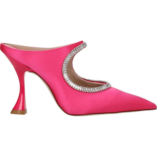 Stuart Weitzman Pink Satin Stiletto Heels Sandals