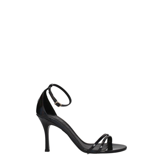 Furla Black Leather Stiletto Heels Sandals FU-8547253190921-EU39/US9