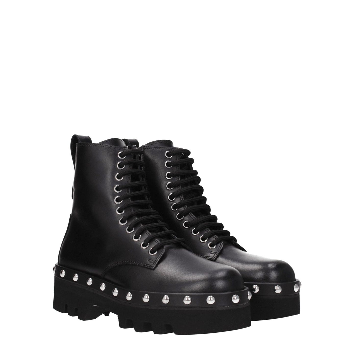 Furla Black Leather Ankle Boots FU-8547253453065-EU36/US6