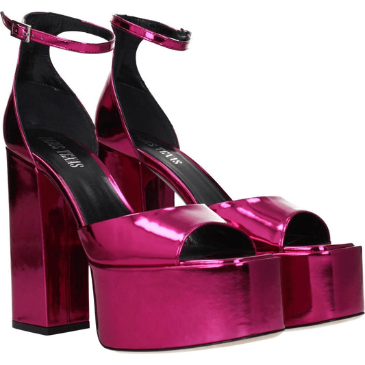 Paris Texas Pink Leather Platforms