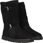 Kenzo Black Leather Ankle Boots KE-8547255189769-EU37/US7