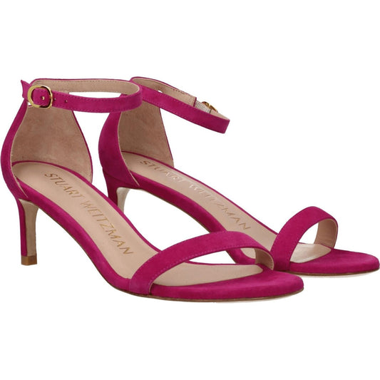 Stuart Weitzman Pink Leather Platforms ST-8547258532105-EU36/US6