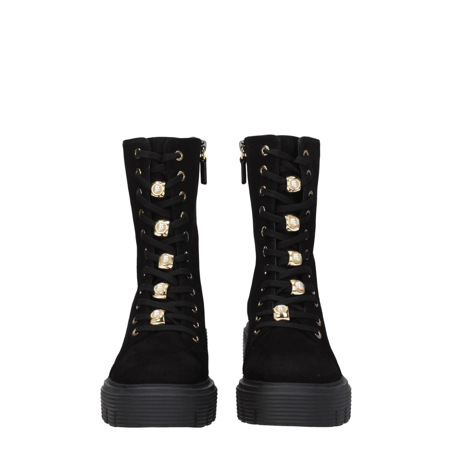 Stuart Weitzman Black Leather Ankle Boots