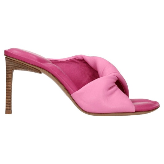 Jacquemus Pink Leather Stiletto Heels Sandals JA-8547284025609-EU37/US7