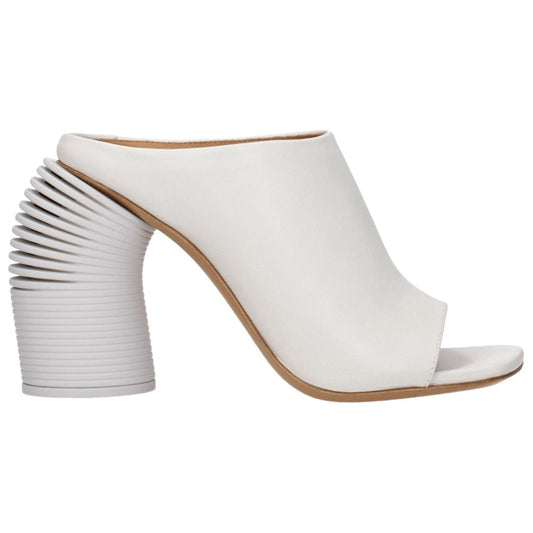 Off-White White Leather Platforms OF-8547286352137-EU36/US6