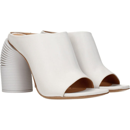 Off-White White Leather Platforms OF-8547286352137-EU36/US6