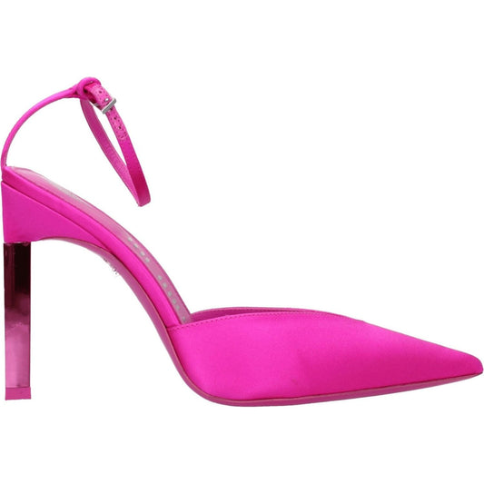 The Attico Pink Satin Stiletto Heels Sandals TH-8547287204105-EU37/US7