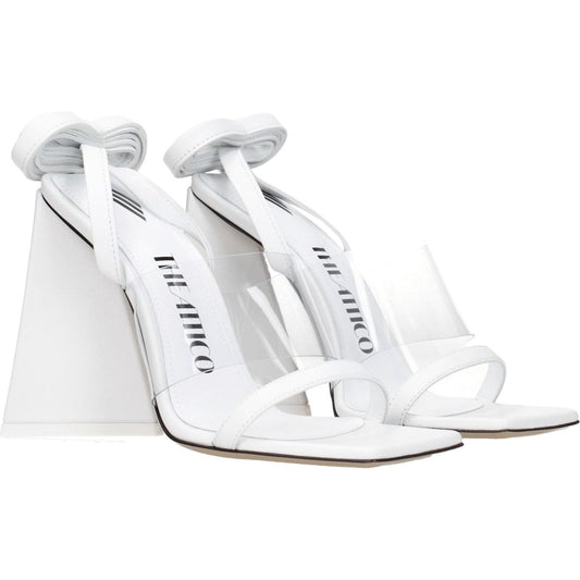The Attico White Leather Stiletto Heels Sandals TH-8547287466249-EU36/US6