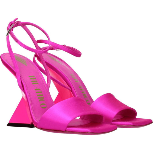 The Attico Pink Satin Platforms TH-8547287531785-EU36.5/US6.5