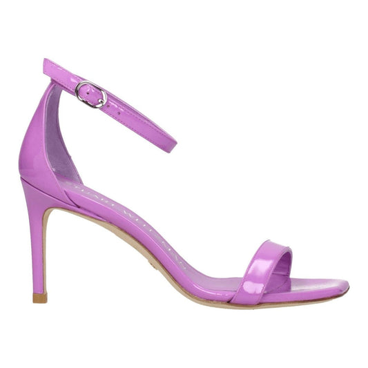 Stuart Weitzman Purple Leather Stiletto Heels Sandals ST-8547313254665-EU36/US6