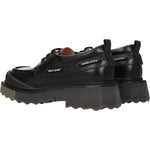 Off-White Black Leather Slip-On Loafers OF-8547312009481-EU42/US9