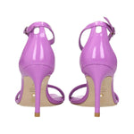 Stuart Weitzman Purple Leather Stiletto Heels Sandals ST-8547313254665-EU36/US6