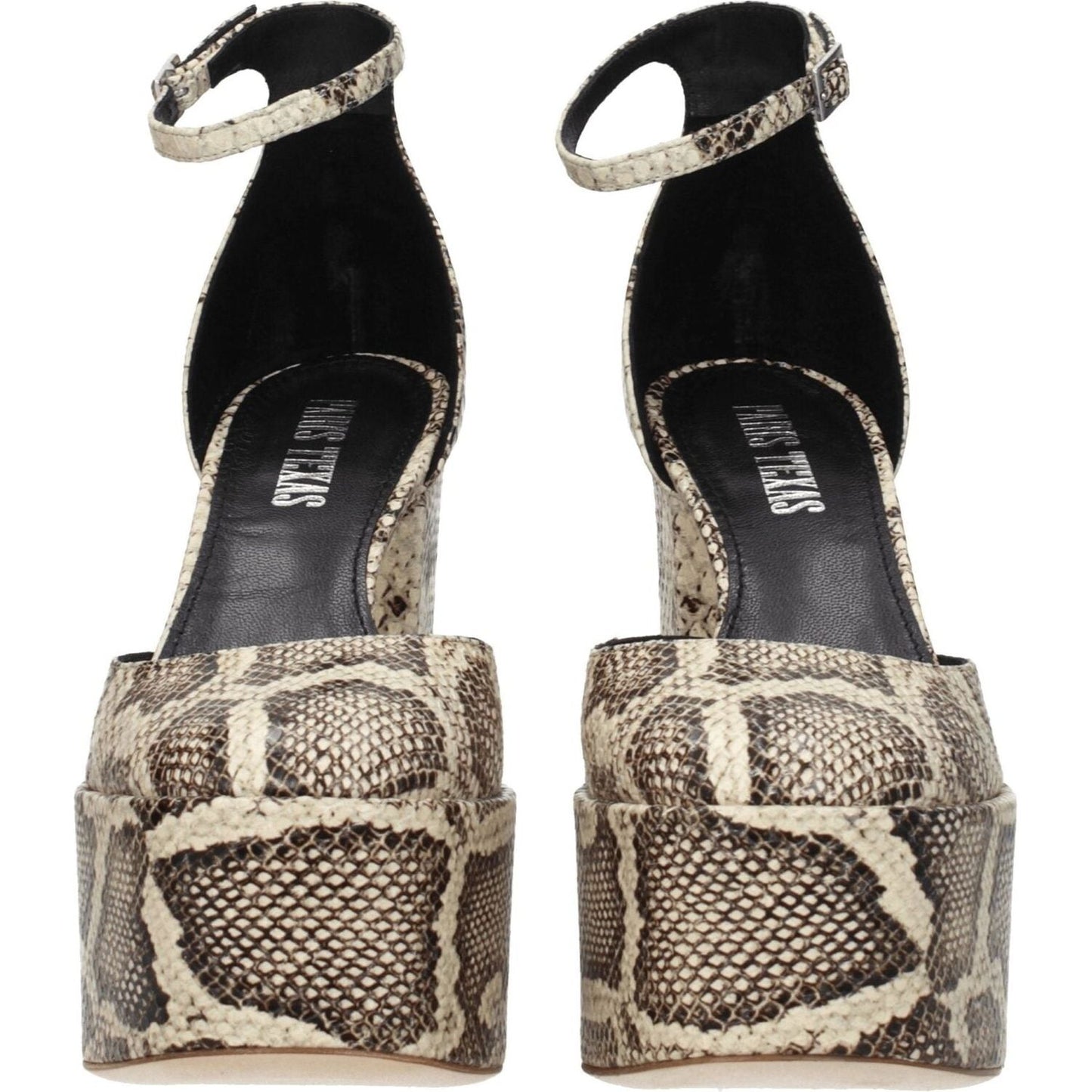 Paris Texas Beige Leather Platforms PA-8547327279369-EU36/US6