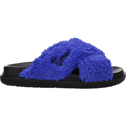 Marni Purple Fabric Slippers Sandals MA-8547346120969-EU36/US6