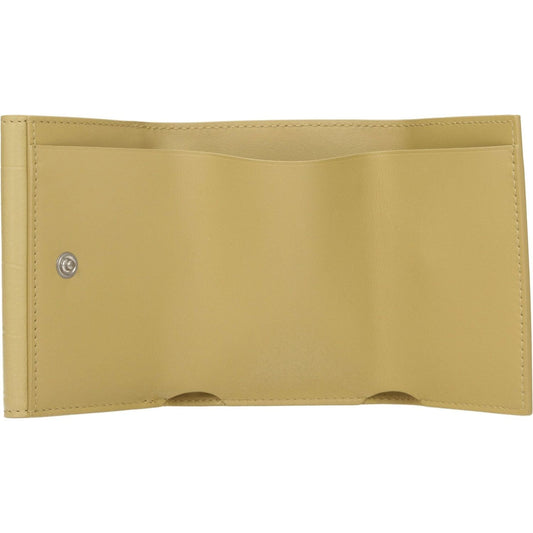 Jil Sander Yellow Leather Wallets JI8547350511881BT