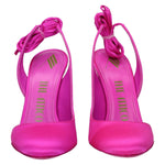 The Attico Pink Satin Stiletto Heels Sandals TH-8547405332745-EU36/US6