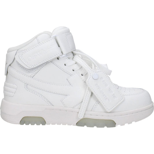 Off-White White Leather High Tops OF-8547431973129-EU35/US5