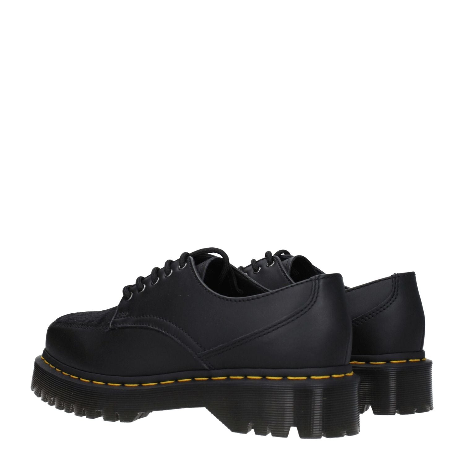 Dr. Martens Black Leather Oxfords And Derbies