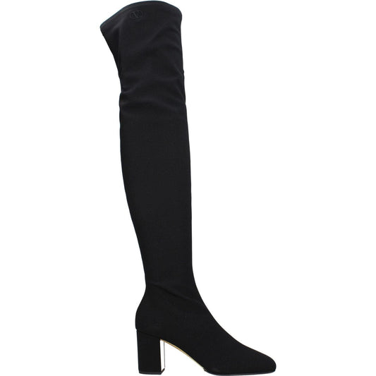 Valentino Garavani Black Fabric Over The Knee VA-8547461824777-EU39/US9