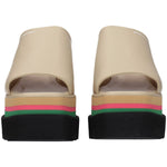 Stella McCartney Beige Leather Slippers Sandals ST-8547462381833-EU37.5/US7.5