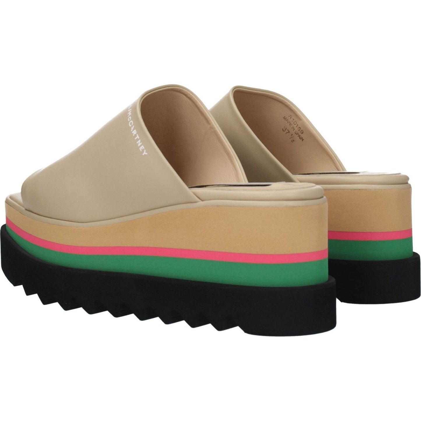 Stella McCartney Beige Leather Slippers Sandals ST-8547462381833-EU37.5/US7.5