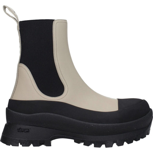 Stella McCartney Black Leather Ankle Boots ST-8547463758089-EU37/US7
