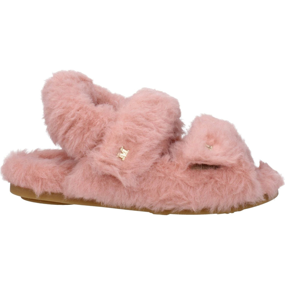 Max Mara Pink Fur Flat Sandals MA-8612644159753-EU36/US6