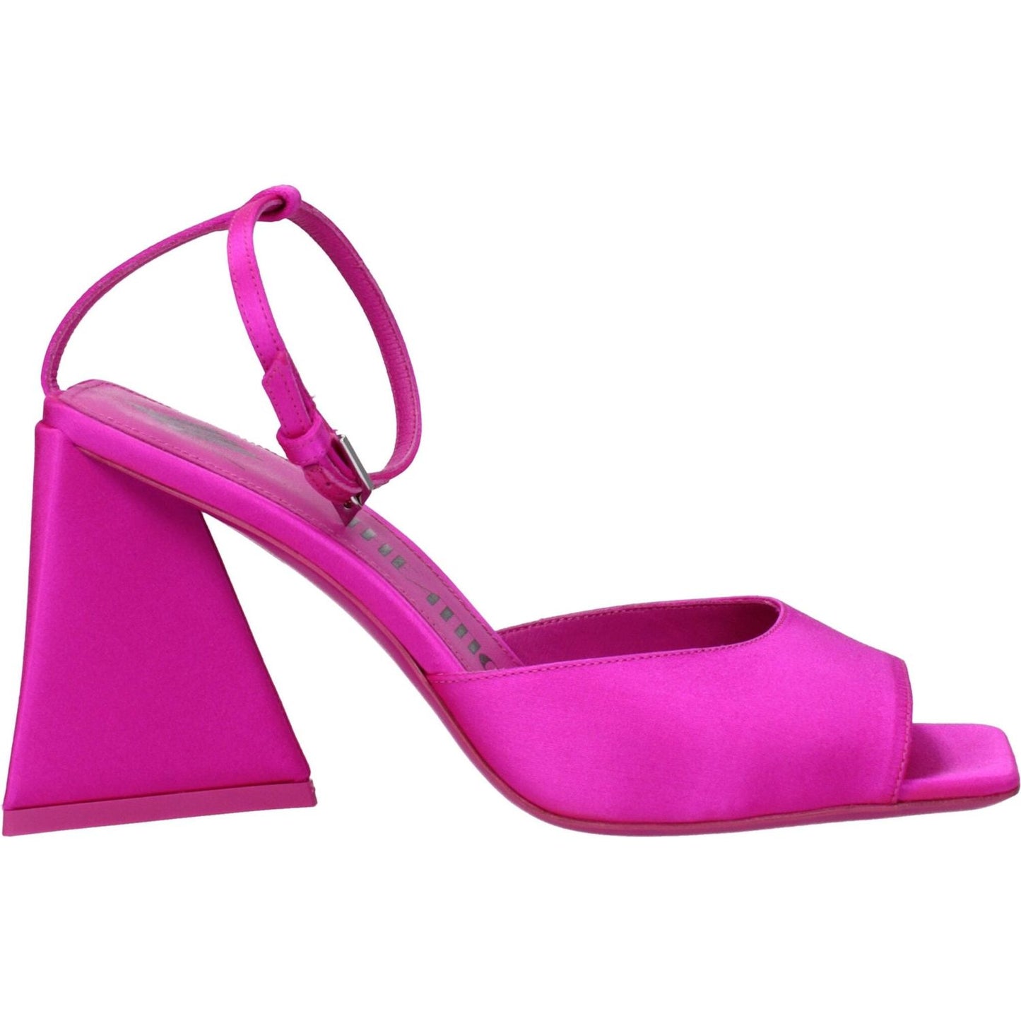 The Attico Pink Satin Stiletto Heels Sandals TH-8613445861641-EU36/US6