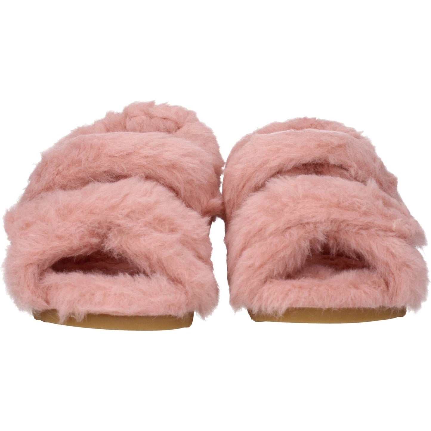 Max Mara Pink Fur Flat Sandals MA-8612644159753-EU36/US6