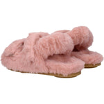 Max Mara Pink Fur Flat Sandals MA-8612644159753-EU36/US6