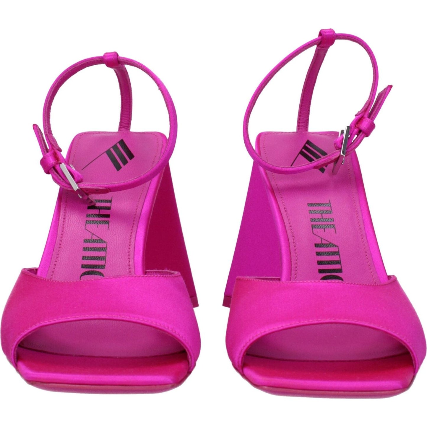 The Attico Pink Satin Stiletto Heels Sandals TH-8613445861641-EU36/US6