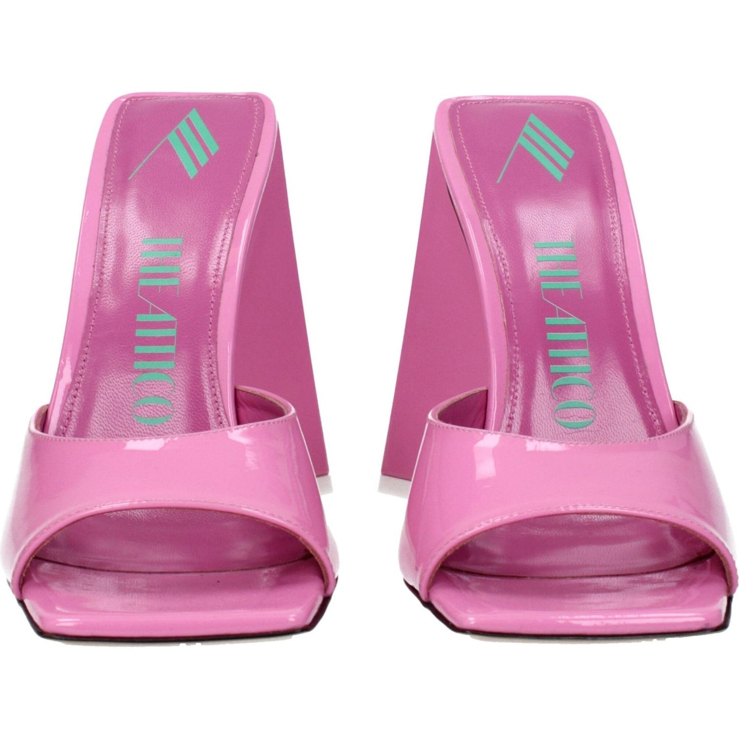 The Attico Pink Leather Platforms TH-8613442257161-EU37/US7