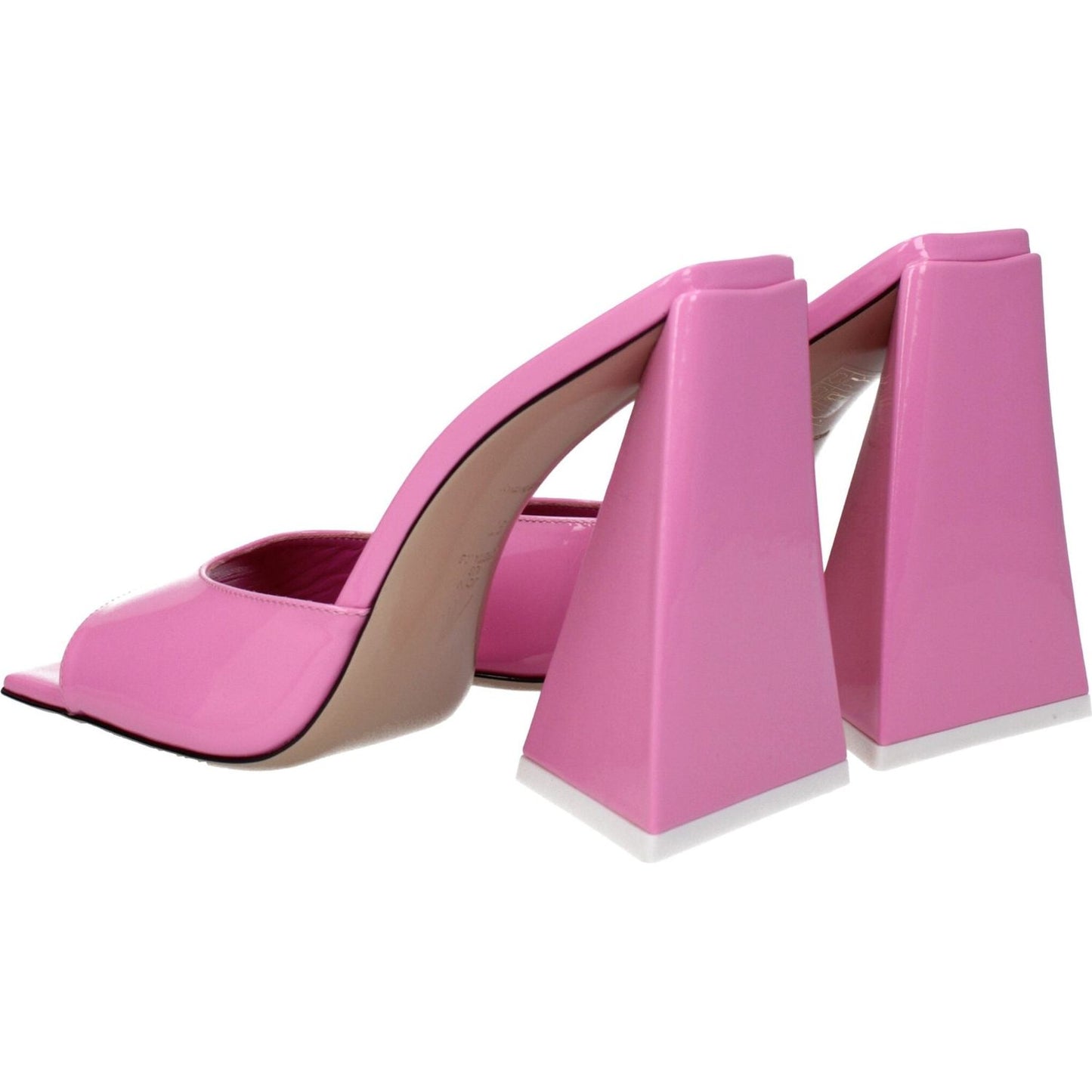 The Attico Pink Leather Platforms TH-8613442257161-EU37/US7