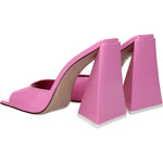 The Attico Pink Leather Platforms TH-8613442257161-EU37/US7
