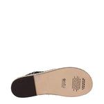 Isabel Marant Black Leather Flat Sandals IS-9256186708233-EU36/US6