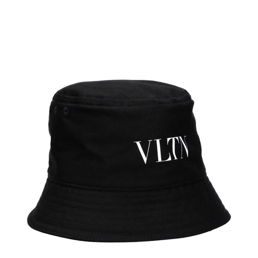 Valentino Garavani Black Cotton Bucket Hats VA-9282665545993-58 CM|M