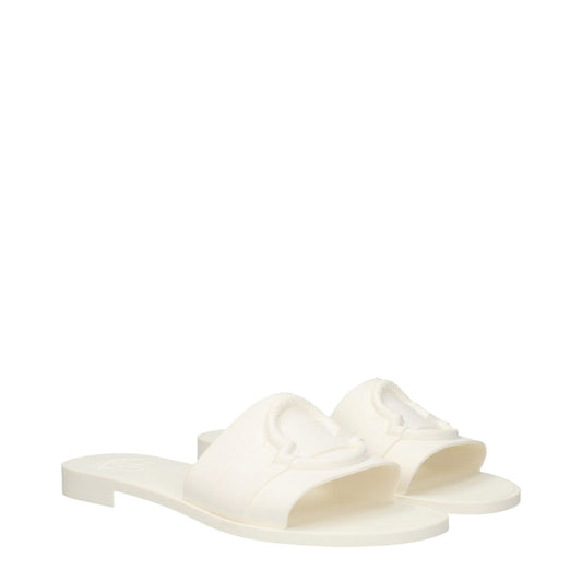Moncler White Cotton Slippers Sandals MO-9293517127945-EU40/US10