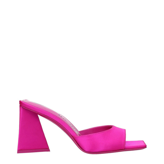 The Attico Pink Satin Stiletto Heels Sandals TH-9333323727113-EU36/US6