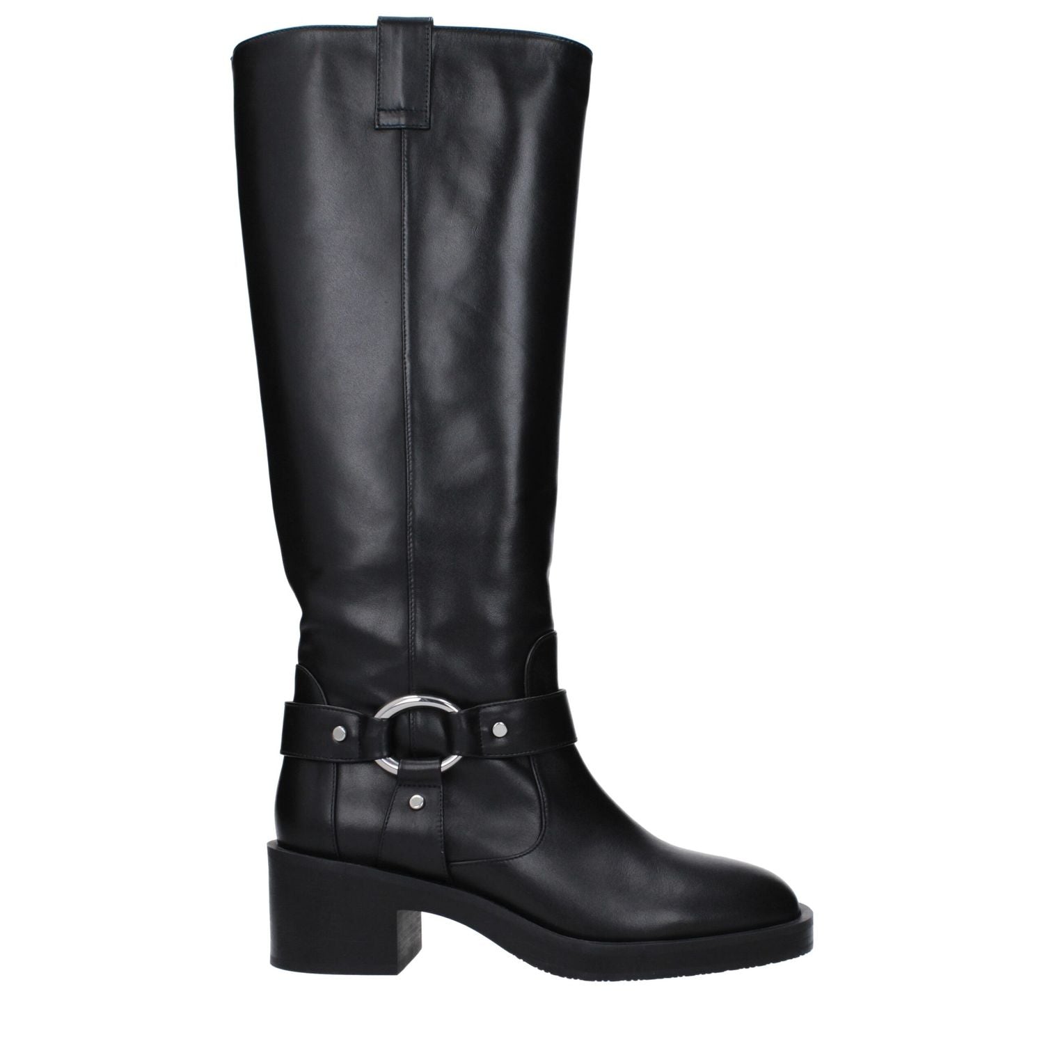 Stuart Weitzman Black Leather High Heel Boots