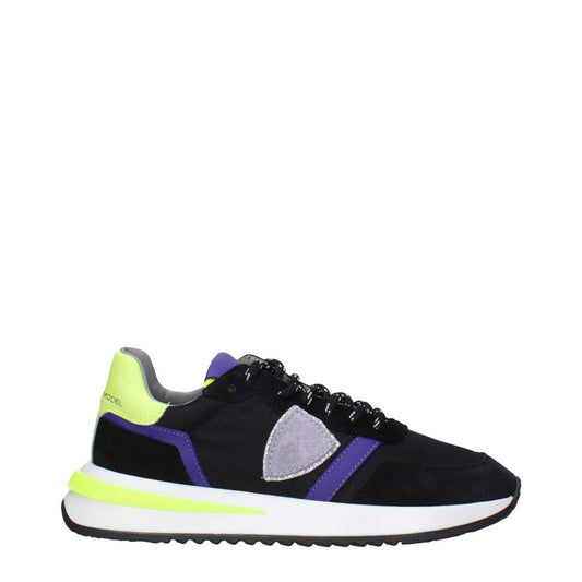 Philippe Model Black Fabric Athletic Sneakers PH-15093874229513-EU35/US5