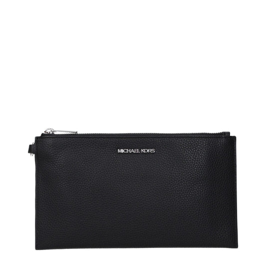Michael Kors Black Leather Clutch Bags MI15131164541193BT