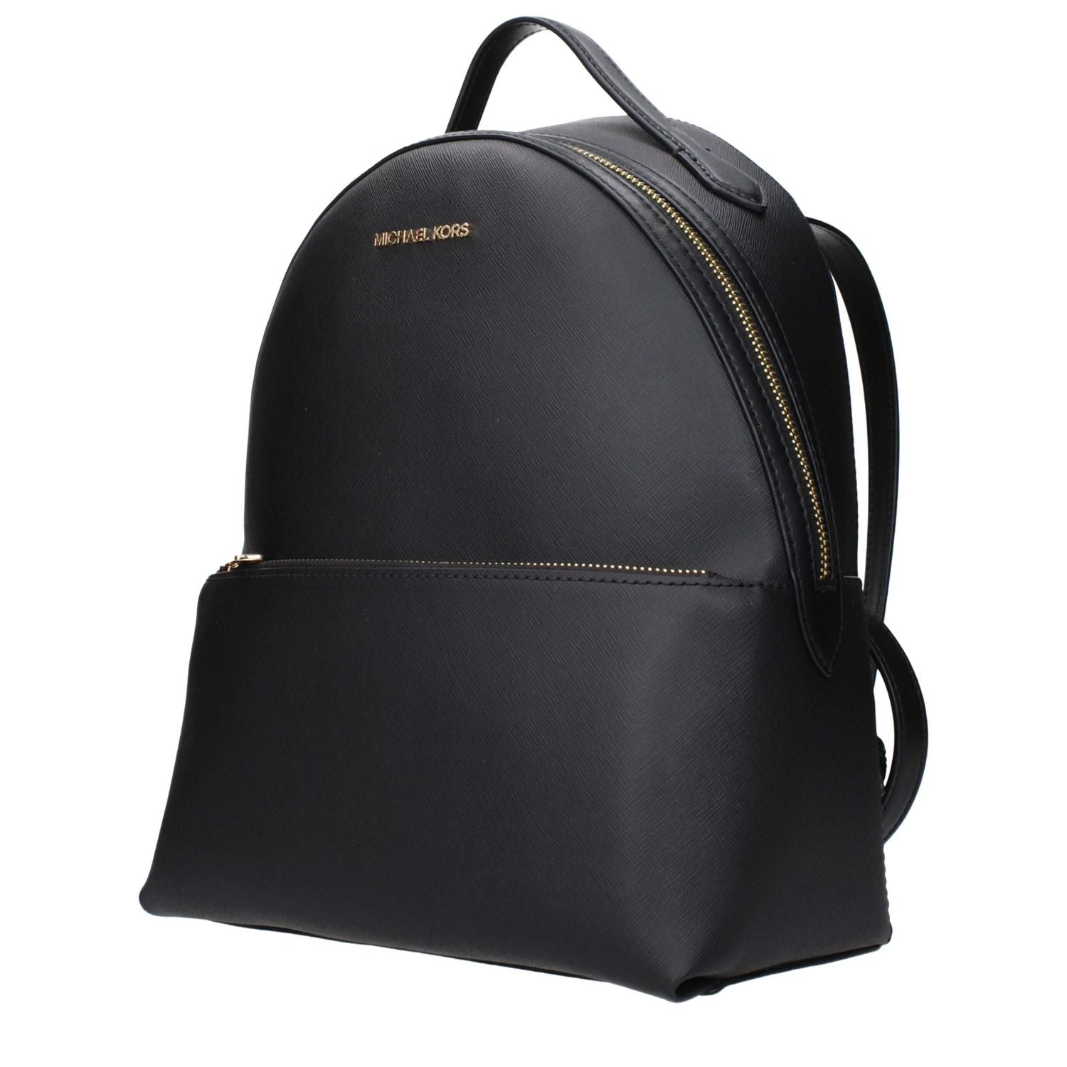 Michael Kors Black Leather Backpack